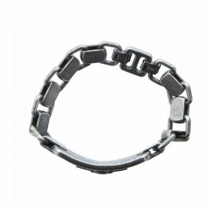 DIESEL ブレスレット アクセサリー バングル ロゴ ブレイブマン シルバー色 GY42 /MQ