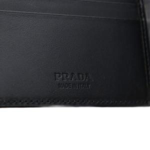 PRADA SPAZZOLATO BATTISTRADA 財布 ブラック