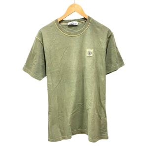 ロゴワッペン Tシャツ カットソー 半袖 761523742 L 緑 カーキ AA