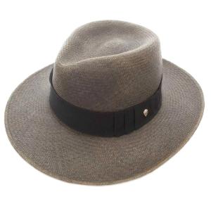 ストローハット 帽子 カーキ /AE