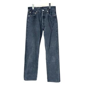 501 ストレート ブラック デニムパンツ ボタンフライ USA製