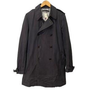 ベルト付き トレンチコート アウター XL 茶 ブラウン