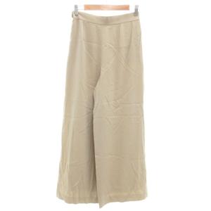 HANAE MORI ワイドパンツ スラックス タック 38 ベージュ /GV GY43