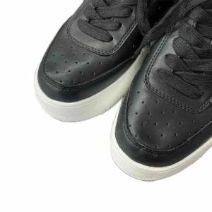 STEVE MADDEN 厚底 スニーカー ローカット 7M 24.0cm 黒 ブラック 白 ホワイト