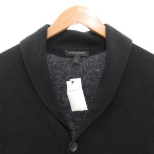 BANANA REPUBLIC タグ付き カーディガン ニット 長袖  厚手 L 黒 ブラック ショールカラー /GV GY43
