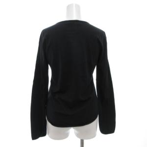 SEE BY CHLOE Tシャツ カットソー 長袖 ロンT プリント 黒 ブラック /GV GY43