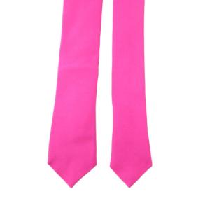 ARMANI COLLEZIONI 美品 ネクタイ ナロータイ シルク ショッキングピンク /UO GY43