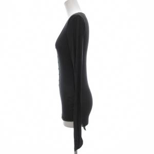 DIESEL 長袖 カットソー ヘンリーネック S ダークグレー /UO GY43