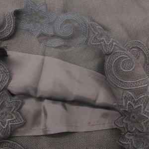 EPOCA タグ付き タイトスカート リネン カットワーク 40 黒 ブラック GY43 /KE