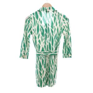 DIANE von FURSTENBERG CELESTE プリント ラップオールインワン 絹 シルク 0 TWIGGS MEDIUM ツイッグス