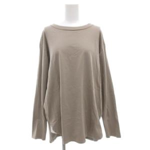 ラウンドテールプルオーバー Tシャツ カットソー ロンT グレージュ 20070900407030 /GV