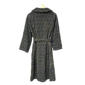 FENDI ズッカ柄 バスローブ パイル地 ブラウン
