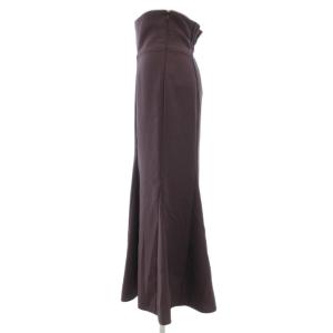 SNIDEL ハイウエストヘムフレアスカート マーメイド ロング ミモレ 0 パープル SWFS215135 /GV