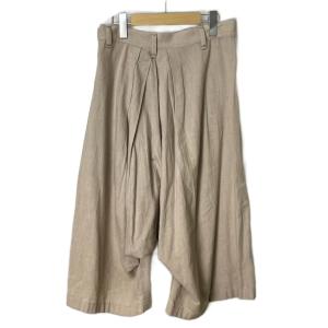 Y's ヨウジヤマモト サルエルパンツ リネン混 タック入り 1 ベージュ YB-P13-024