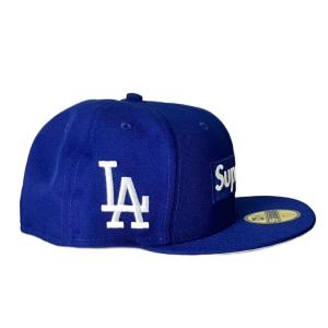 Supreme Box Logo New Era Dark Royal Los Angeles Dodgers