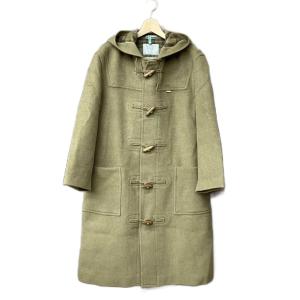 ウール ダッフルコート フーディー ロング丈 50 L ベージュ