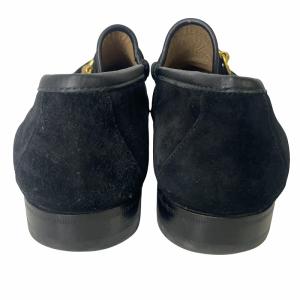 GUCCI ホースビット ローファー スエード 110 0009 39.5 E ブラック