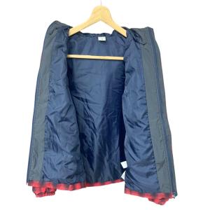 adidas ST CH ライト パデッド ジャケット 中綿 ブルゾン チェック Z04785 L 赤 レッド ブラック