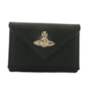 財布 三つ折り オーブ ブラック