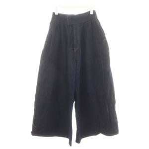 × エドウィン EDWIN 23SS ワイドパンツ デニムパンツ ジーンズ ジーパン Gパン S 紺 ネイビー