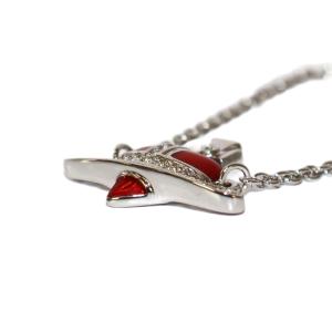 Vivienne Westwood オーブ ハート ブレスレット シルバーカラー レッド