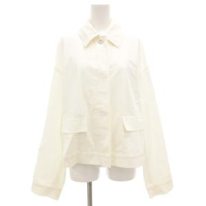 近年モデル BAFFO ボクシージャケット ブルゾン コットン 46 白 ホワイト 23604108316