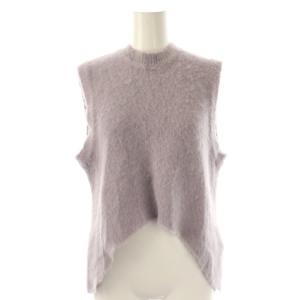 23AW Brused Alpaca Sleeveless Knitted Top ニット セーター ノースリーブ