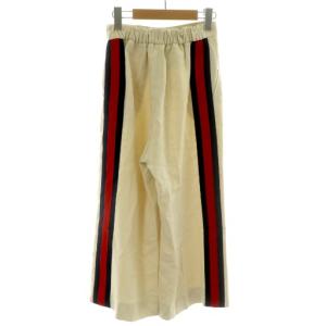 トラック ワイドパンツ パンツ ジャージ フルレングス フレア シェリーライン サイドライン 36 XS