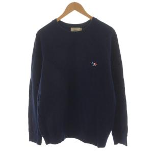 スウェット 刺繍ロゴ L ネイビー SS17M708