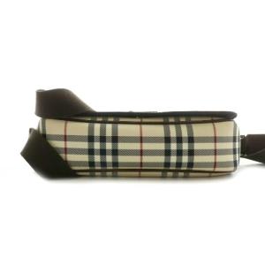 BURBERRY メッセンジャーバッグ ノバチェック ベージュ レッド