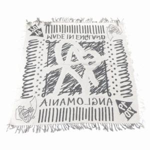 ANGLOMANIA 大判 ストール グラフィックプリント オーブ