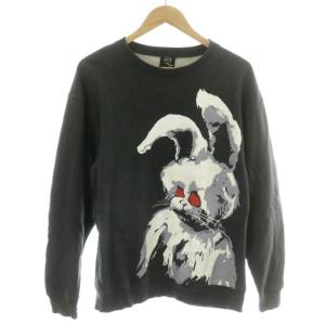 Thunder Black Angry Bunny Sweater スウェット トレーナー 長袖 プリント