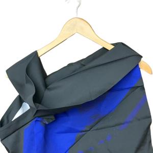 ISSEY MIYAKE ORIGAMI ノースリーブ カットソー 変形デザイン 総柄 3 ブラック ブルー IL63FJ511