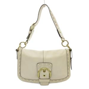 ハンドバッグ ワンショルダー レザー 本革 白 ホワイト 11879 /AE GY47