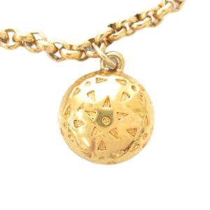 CELINE ネックレス ペンダント モチーフ3連 チェーン ゴールドカラー /AE GY47