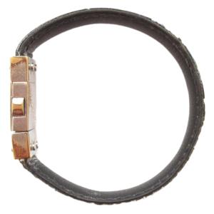 LOUIS VUITTON ダミエ ブレスレット レザー ロゴ 黒 ブラック /AE GY47