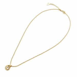 美品 ネックレス ペンダント ドロップモチーフ ビジュー ゴールドカラー /AE GY47