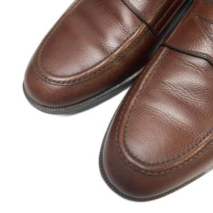 Salvatore Ferragamo コインローファー レザー 革靴 8.5 ブラウン UG0094