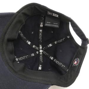 NEW ERA NY キャップ 帽子 野球帽 ロゴ刺繍  紺 ネイビー /NU
