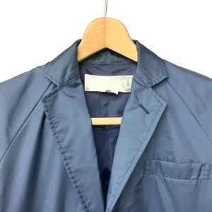 COMME des GARCONS × フミトガンリュウ FUMITO GANRYU コーチジャケット ナイロン ジャケット S 青 ブルー