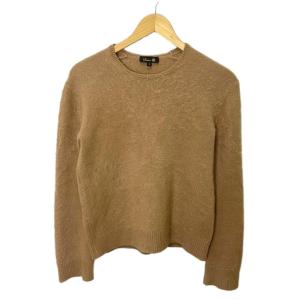 カシミヤ ニット セーター 長袖 1 茶 キャメル