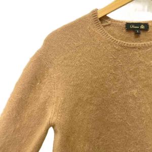 Drawer カシミヤ ニット セーター 長袖 1 茶 キャメル