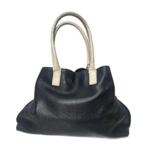 AKRIS アイトートバッグ ブラック ホワイト