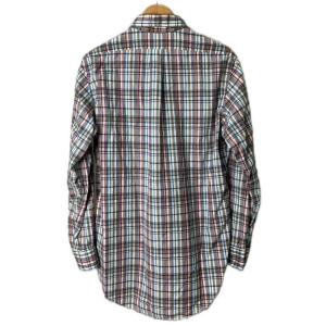 Brooks Brothers チェック ボタンダウン シャツ 長袖 15 1/2R ブルー レッド マルチカラー
