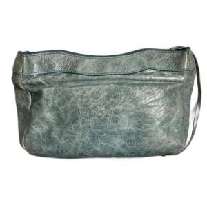 BALENCIAGA クラシック シティ ポーチ レザー グリーン 110481 213048 AA