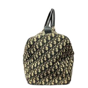 Christian Dior ヴィンテージ トロッター ボストンバッグ ブラック ベージュ