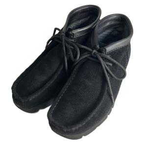 Clarks スエード シューズ ショートブーツ 26.5cm 黒 ブラック 261284997080