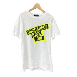 RAVE ON Tシャツ カットソー ロゴプリント 半袖 S74GD0593 白 ホワイト XL AA