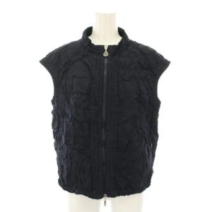  EDITTA GILET ナイロンベスト ジップアップ 1 ネイビー 310934804700
