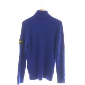 STONE ISLAND タートルネックニットプルオーバー M ブルー